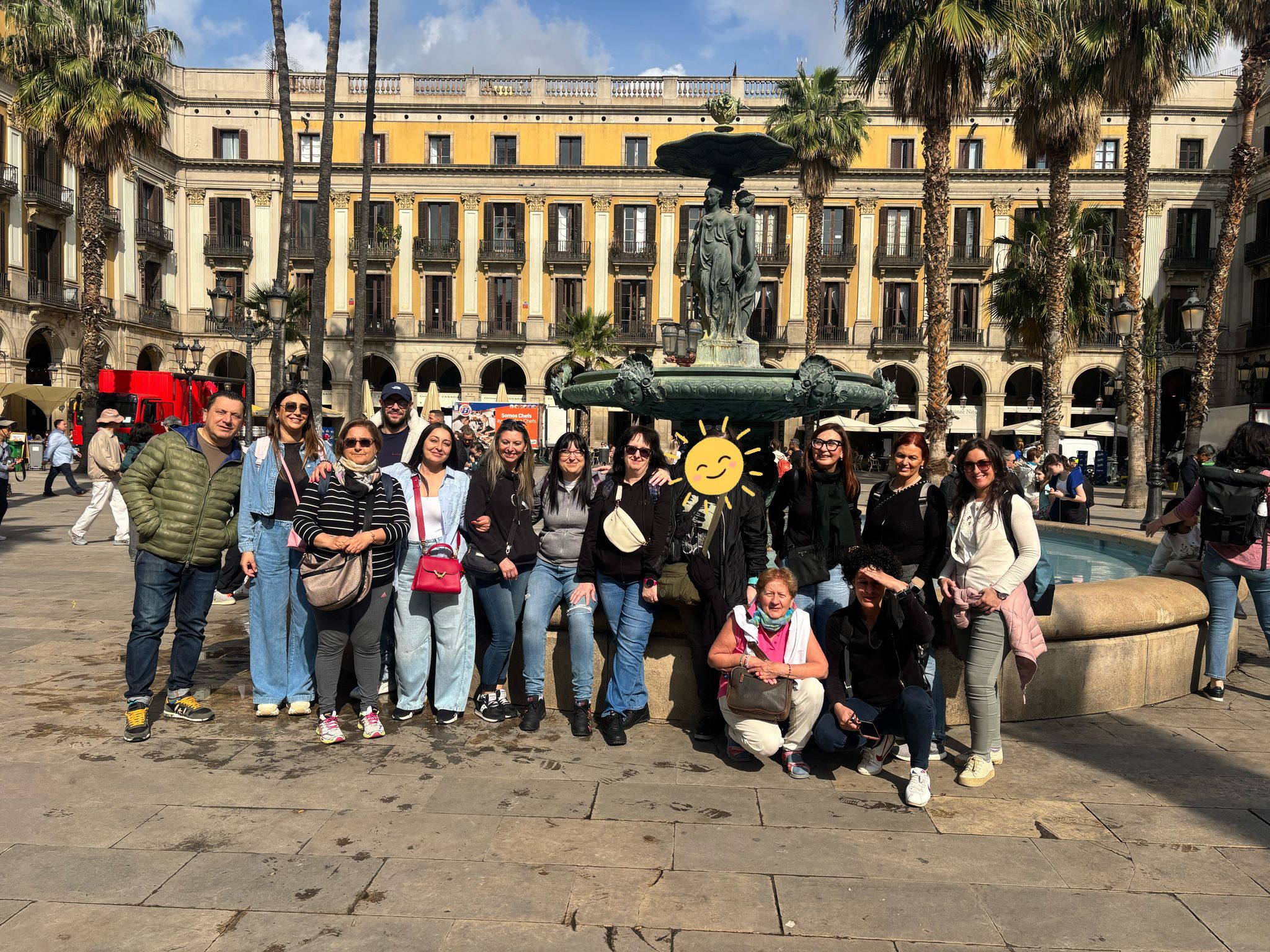 foto di gruppo barcellona