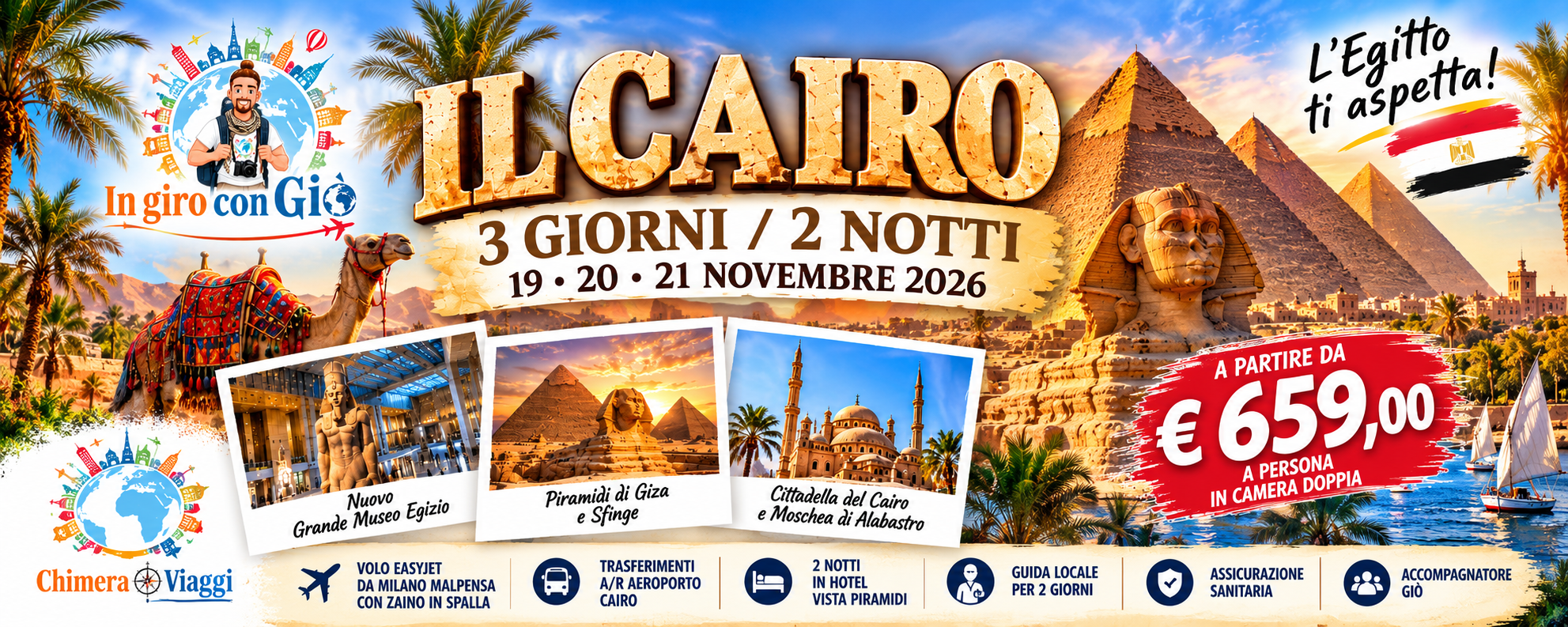 3 GIORNI AL CAIRO