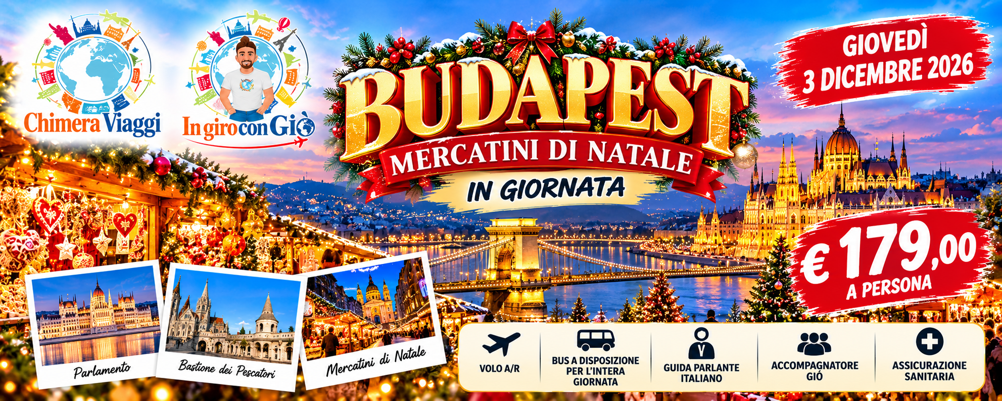 BUDAPEST IN GIORNATA