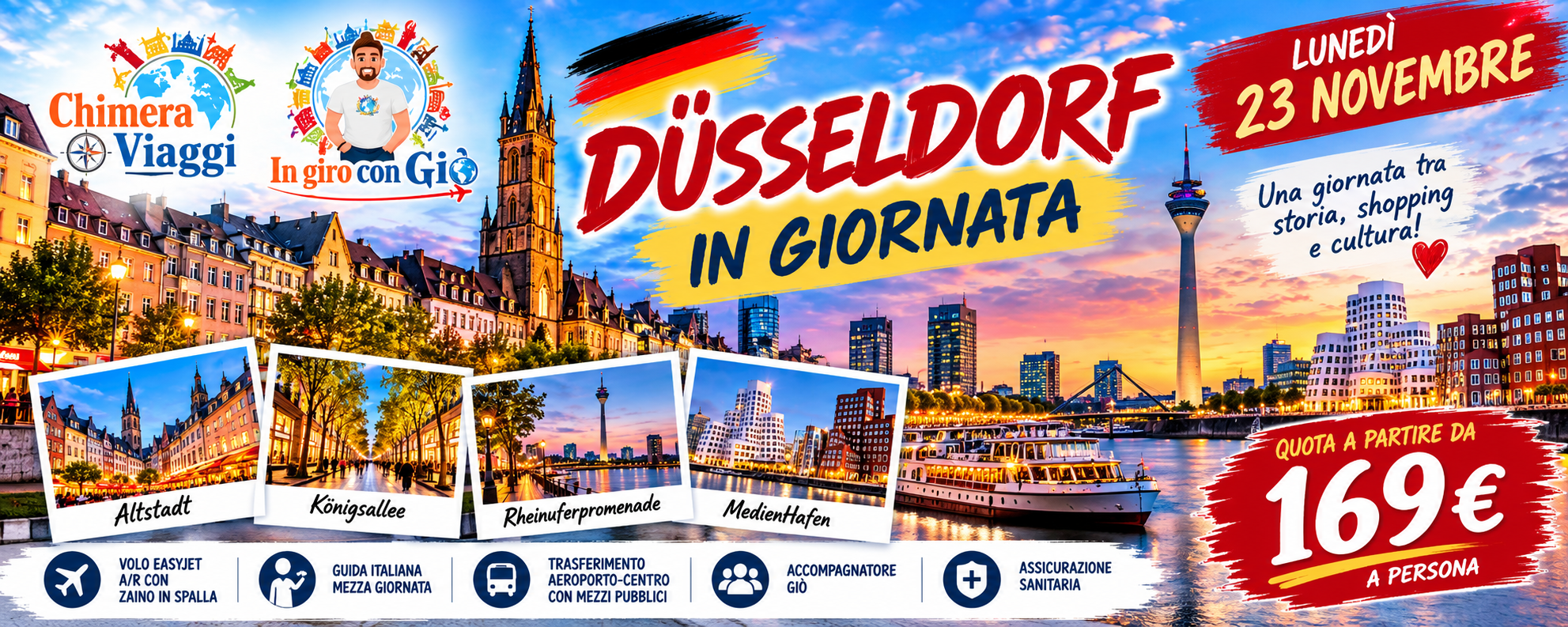 Düsseldorf  in giornata